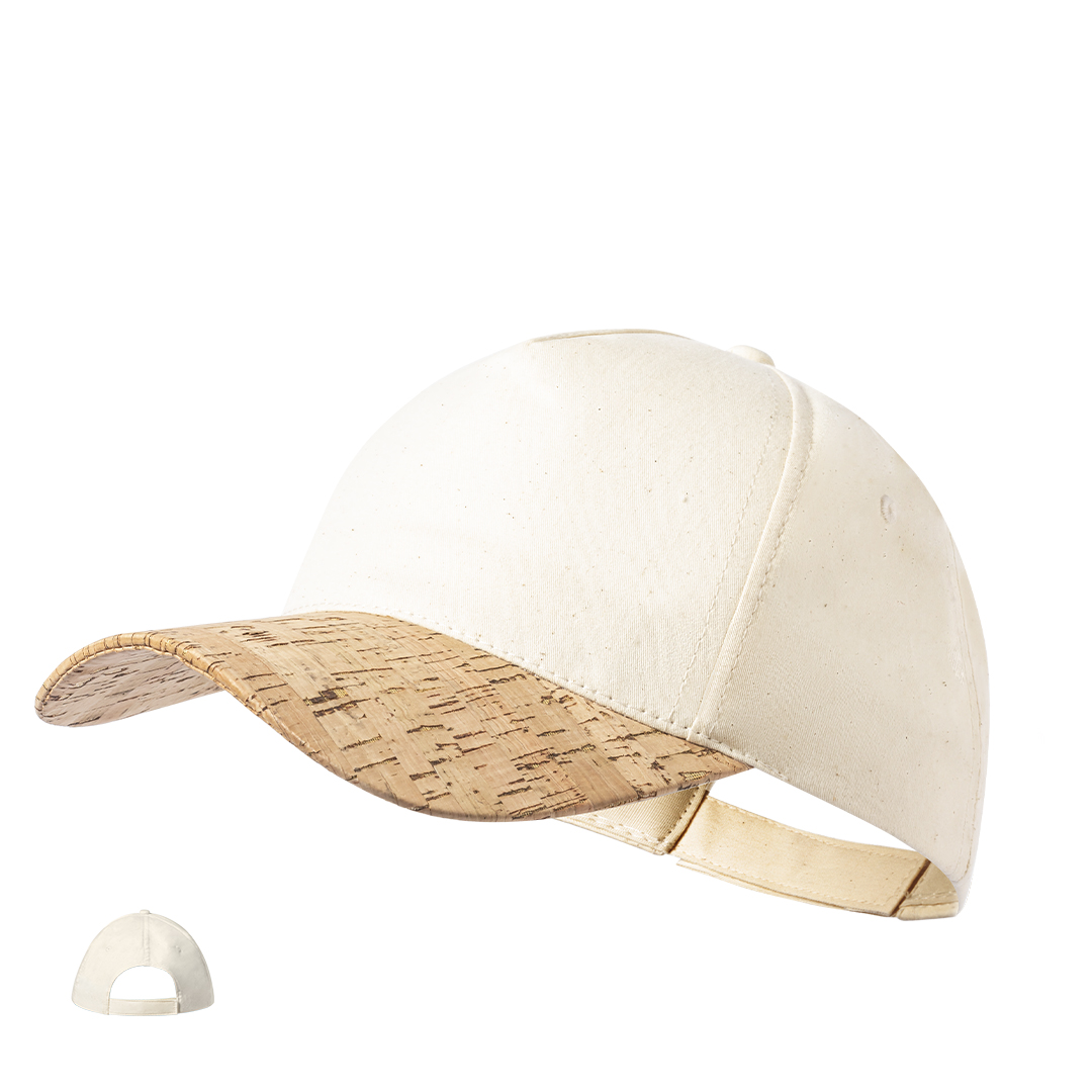 Gorra personalizada Vachir de algodón orgánico con visera corcho - Gorras y sombreros - Regalo Promocional Personalizado