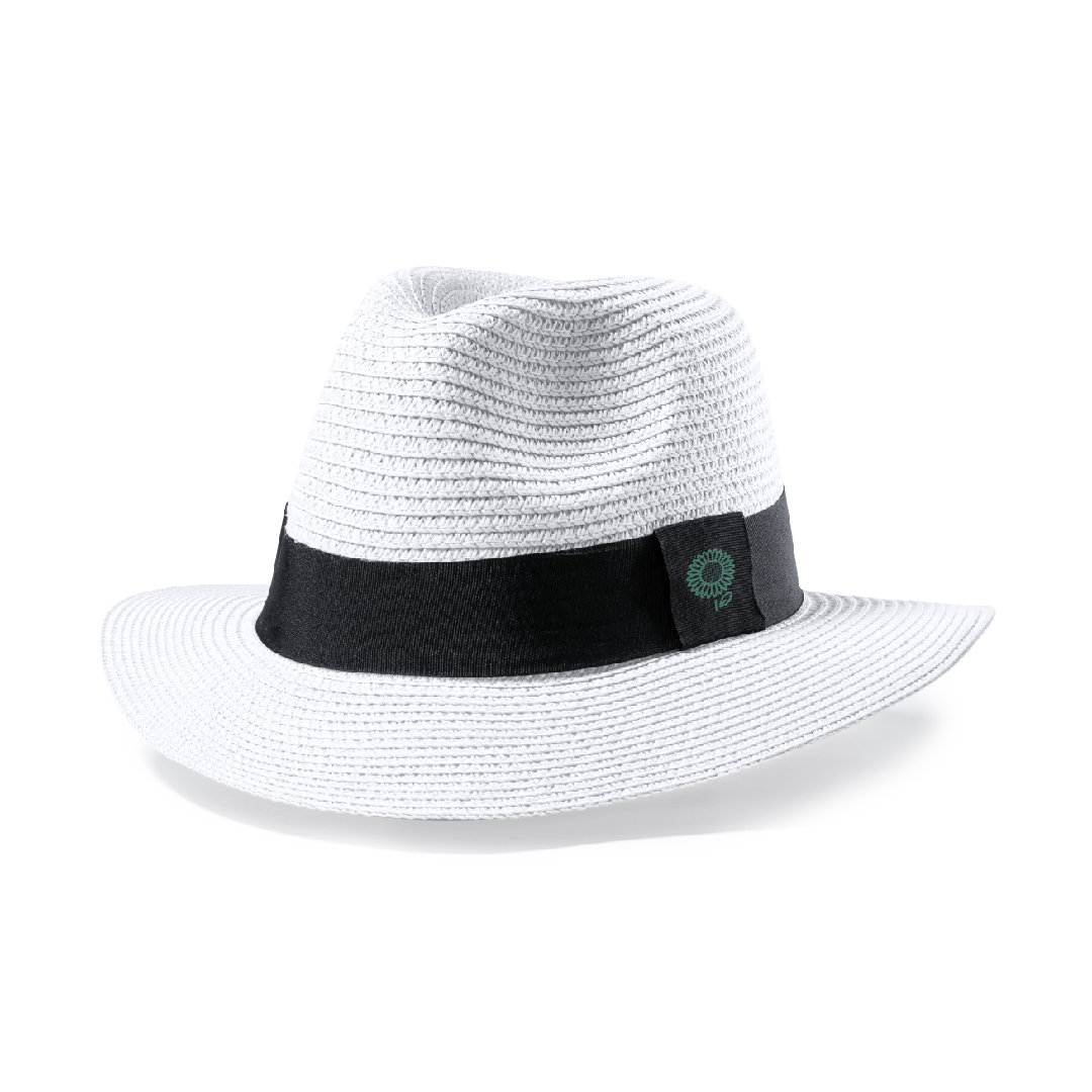 Sombrero personalizado Teilor de ala ancha con material sintético - Verano - Regalo Promocional Personalizado - vista alternativa