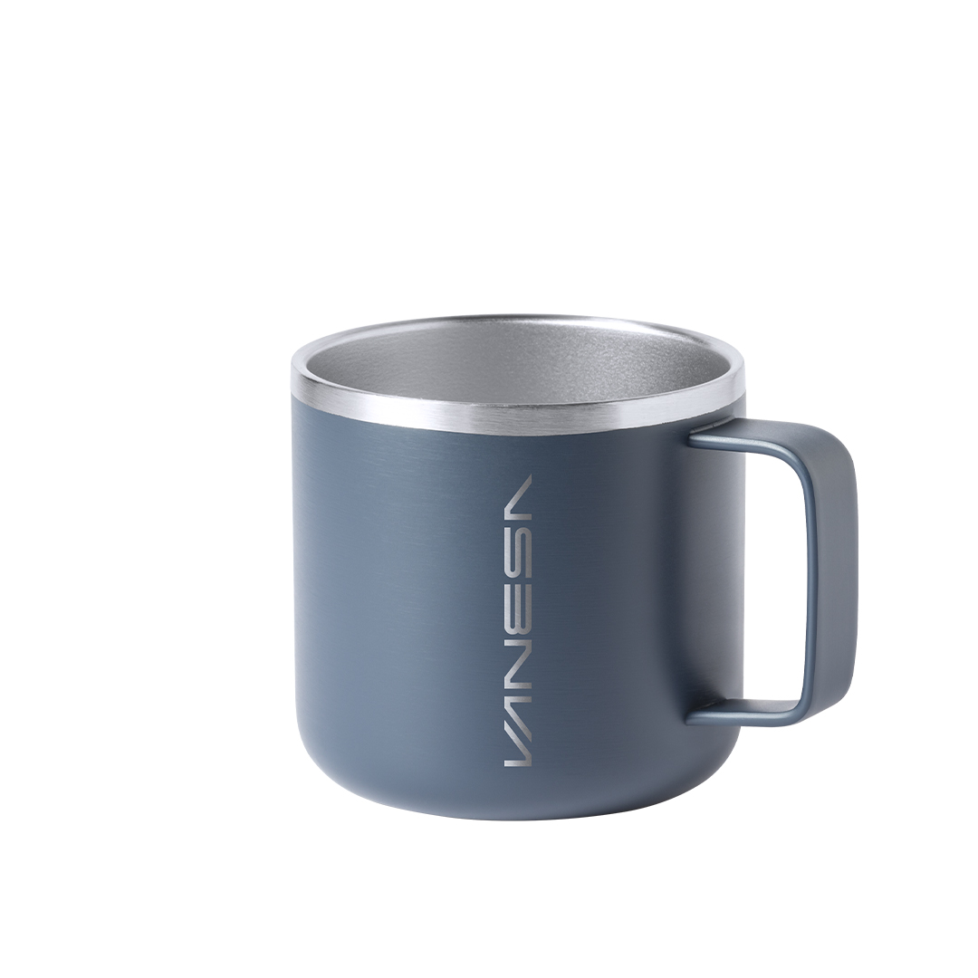 Taza de acero inox personalizada Shirley de 350ml con acabado bicolor - Tazas y vasos personalizados - Regalo Promocional Personalizado