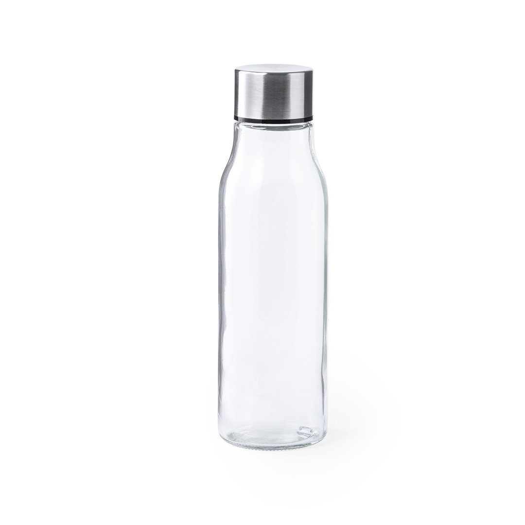 Bidón Krobus 550ml cristal borosilicato acero premium