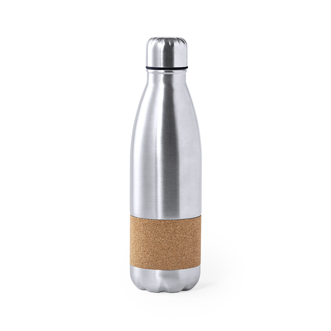 Bidón personalizado Sereok 750ml acero inox corcho