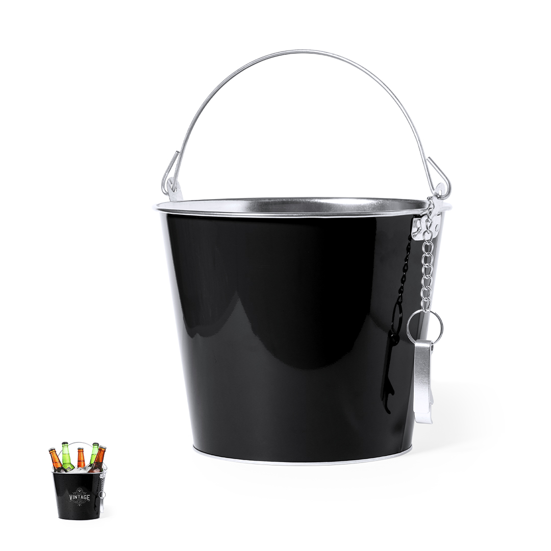 Cubo personalizado Duken metálico galvanizado de 6 litros colores - Otros accesorios bodega - Regalo Promocional Personalizado