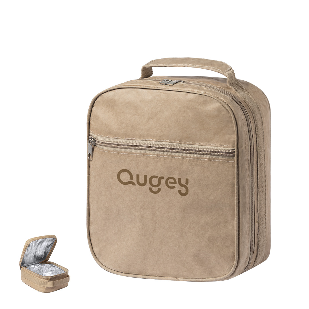 Nevera personalizada Kasam de papel reciclado con dos compartimentos - Verano - Regalo Promocional Personalizado
