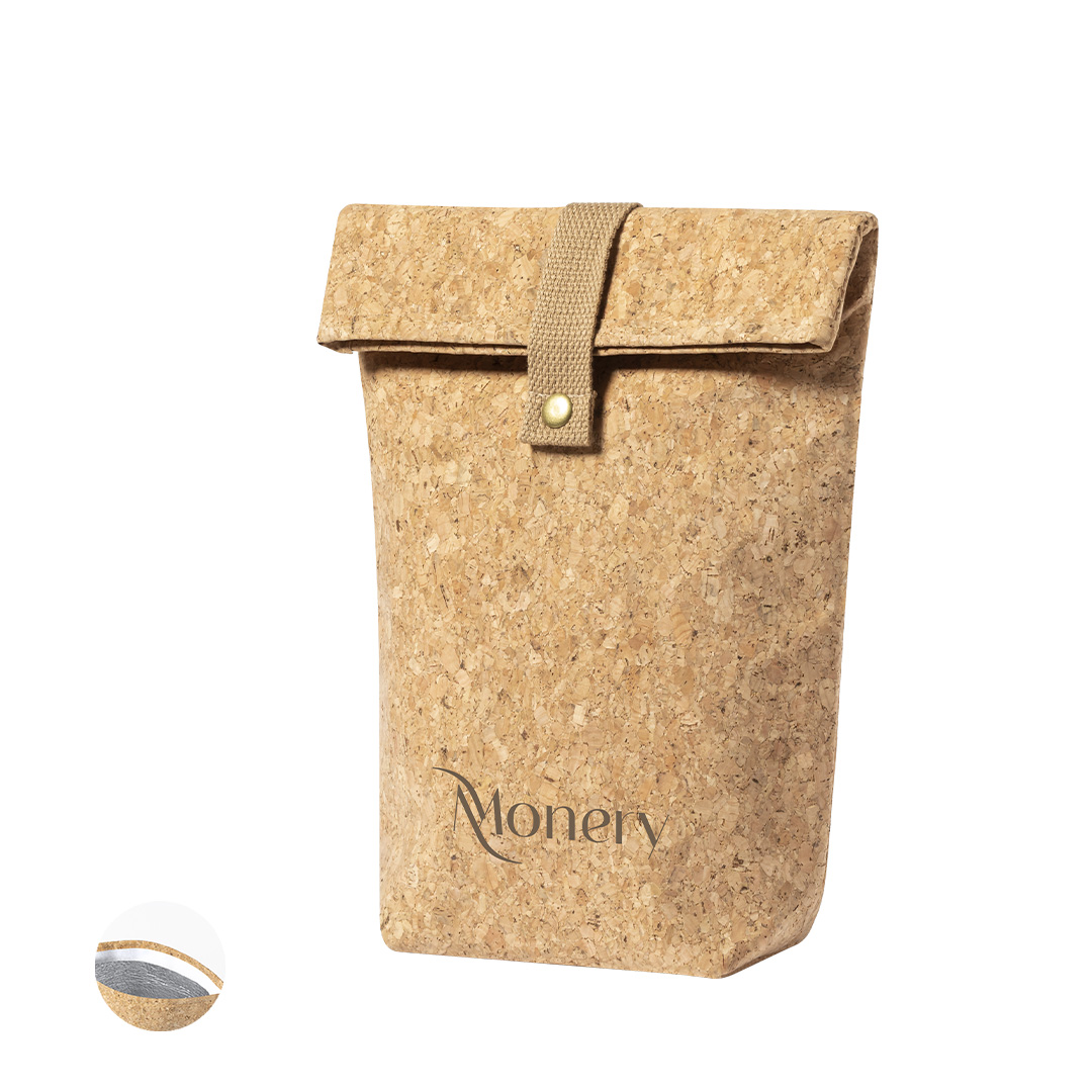 Bolsa térmica personalizada Lumilda de corcho con interior isotermo - Verano - Regalo Promocional Personalizado