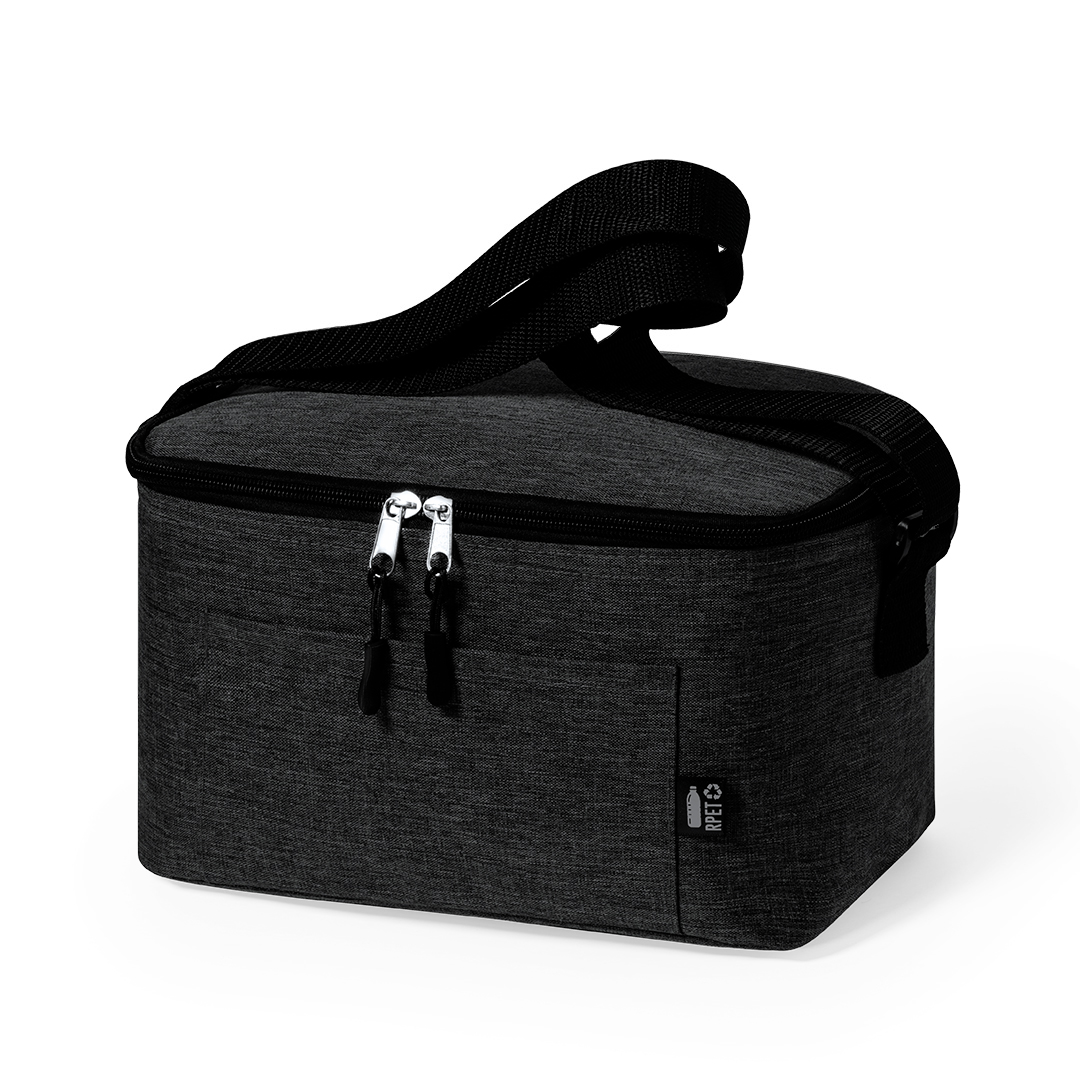 Nevera personalizada Elendil de RPET melange con bolsillo exterior - Verano - Regalo Promocional Personalizado - vista alternativa