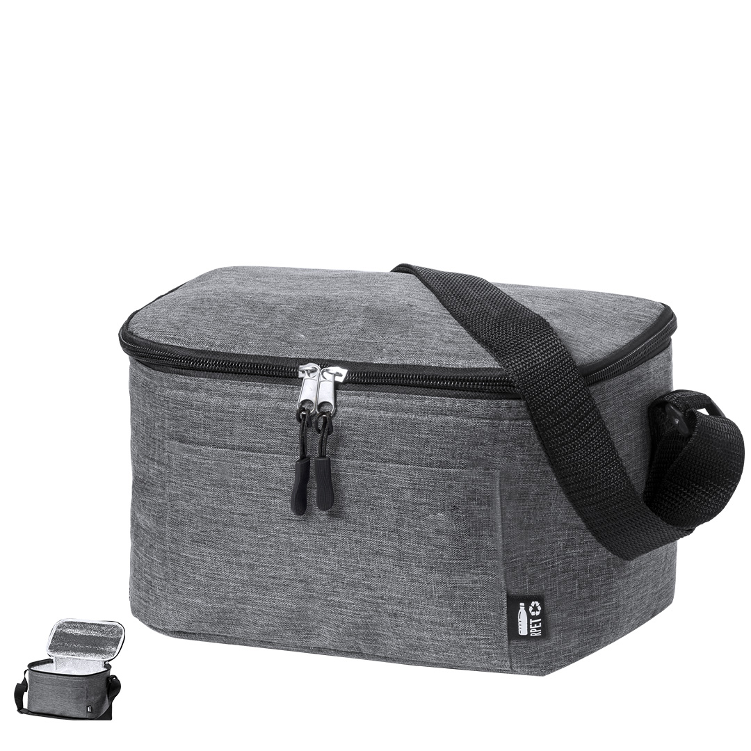 Nevera personalizada Elendil de RPET melange con bolsillo exterior - Verano - Regalo Promocional Personalizado