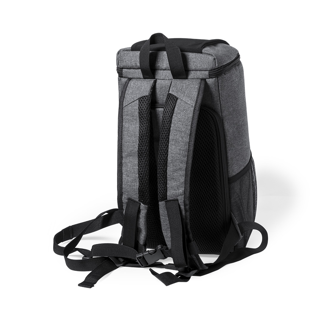 Mochila nevera personalizada Kemper de RPET 600D con 10L de capacidad - Verano - Regalo Promocional Personalizado - vista alternativa