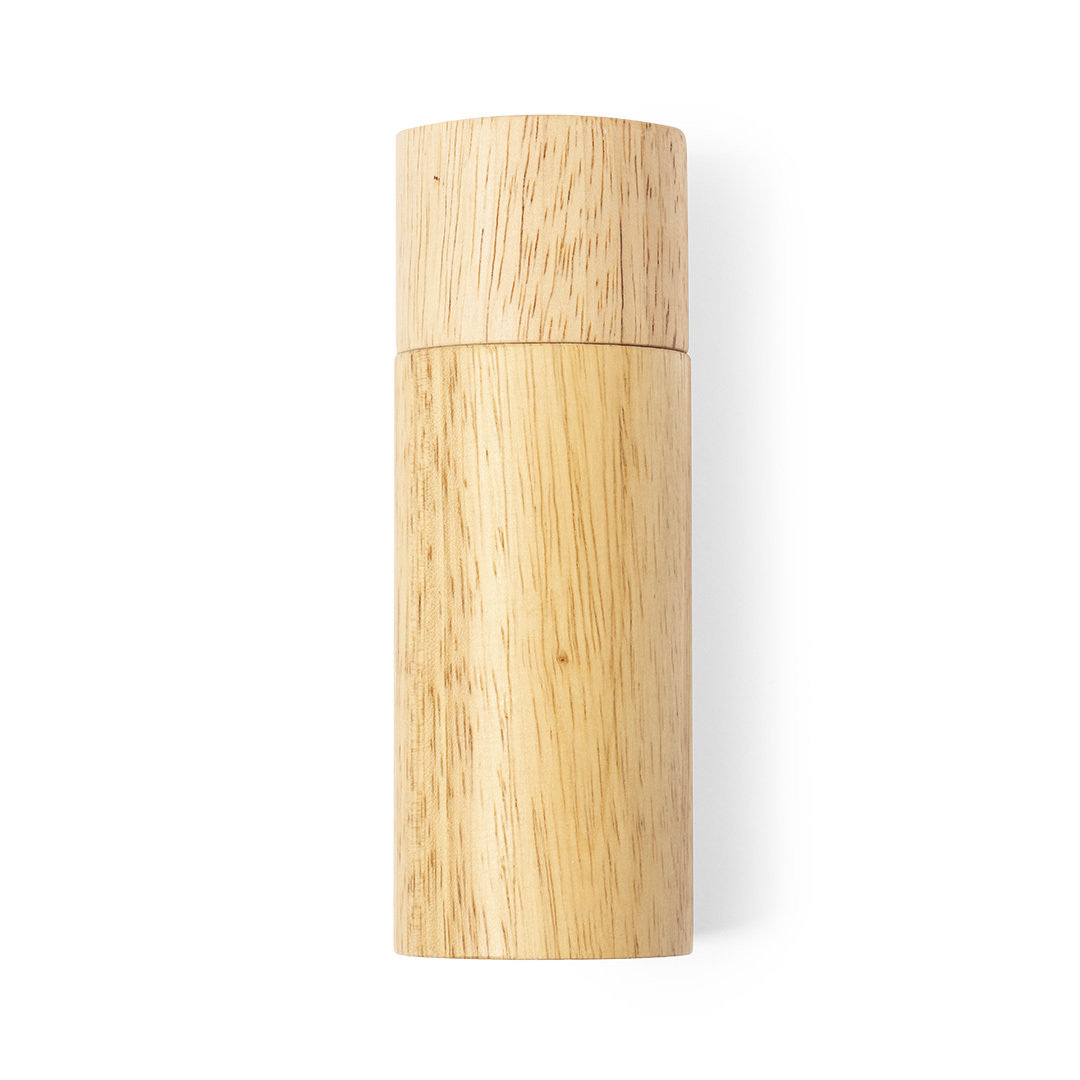 Molinillo personalizado Sal y Pimienta Yonan de madera natural - Otros accesorios cocina - Regalo Promocional Personalizado - vista alternativa