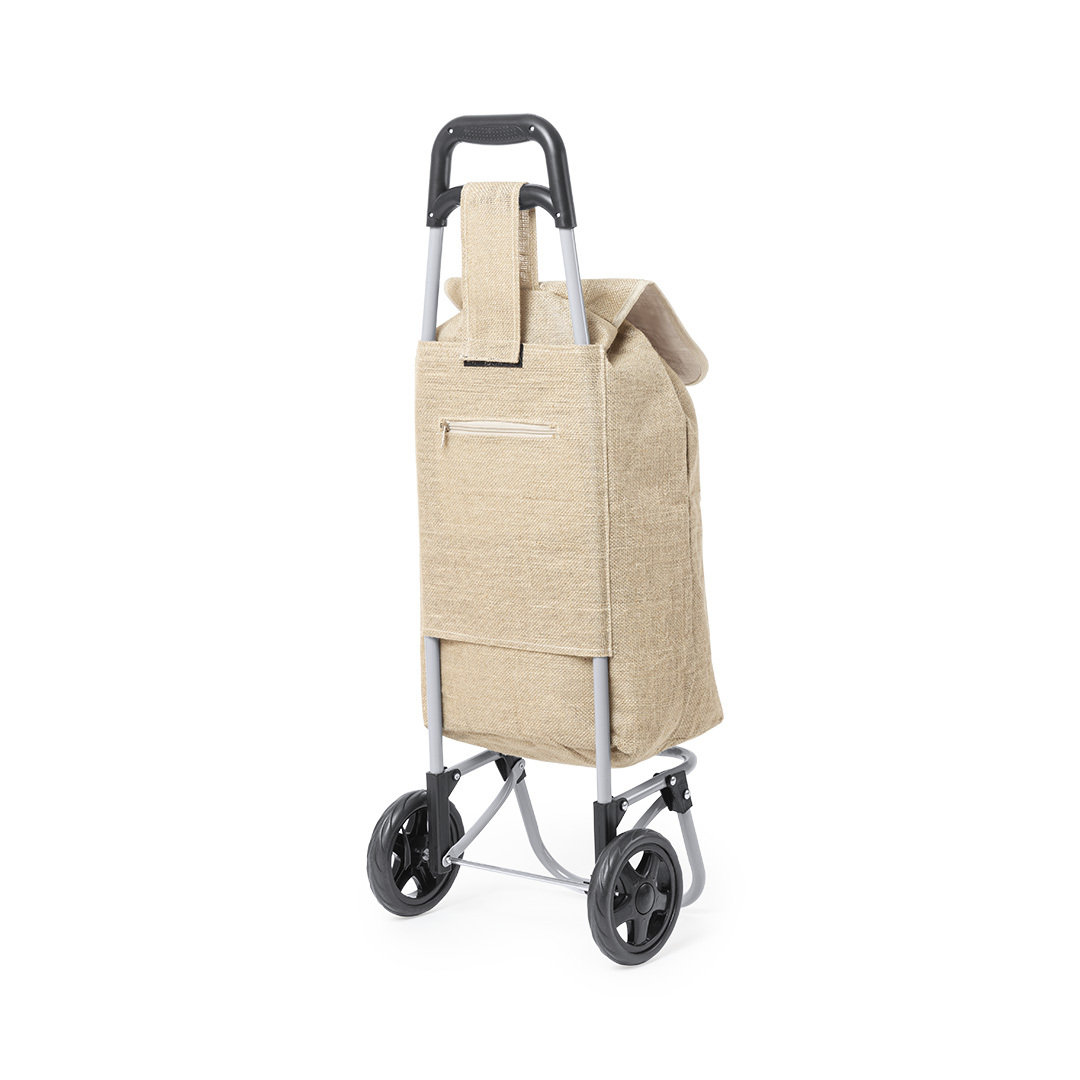 Carro compra personalizado Benorax plegable de yute con gomas protección - Hogar - Regalo Promocional Personalizado - vista alternativa