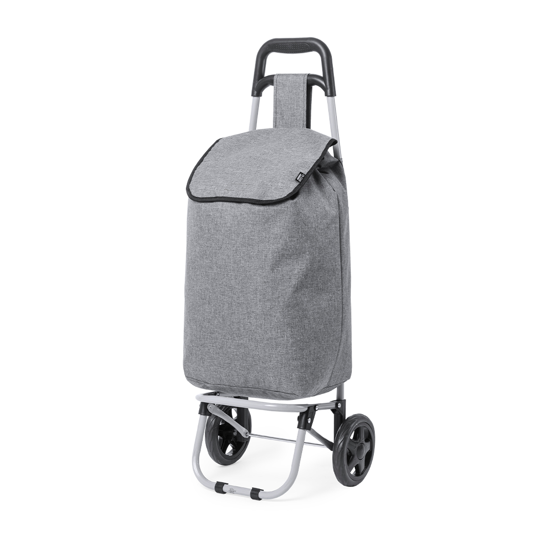 Carro compra personalizado Daggio plegable de RPET con etiqueta distintiva - Hogar - Regalo Promocional Personalizado