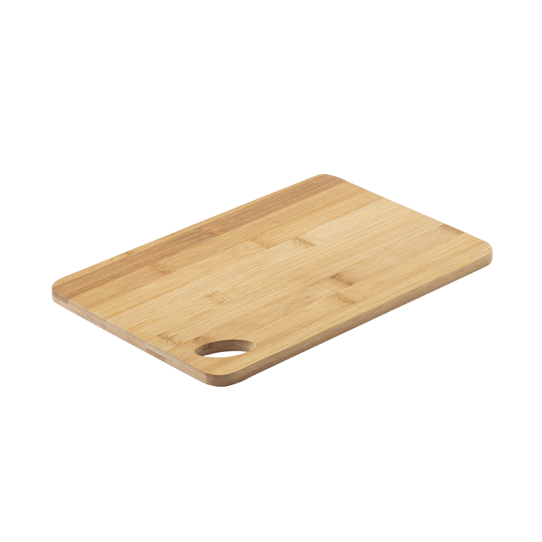 Tabla personalizada Varadek de bambú pulido con troquel - Tablas de corte - Regalo Promocional Personalizado