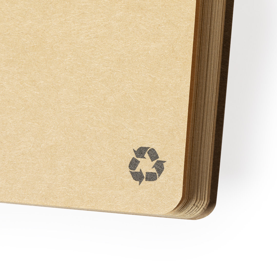 Libreta personalizada Rayish A5 de cartón reciclado acabado kraft - Oficina - Regalo Promocional Personalizado - imagen 5