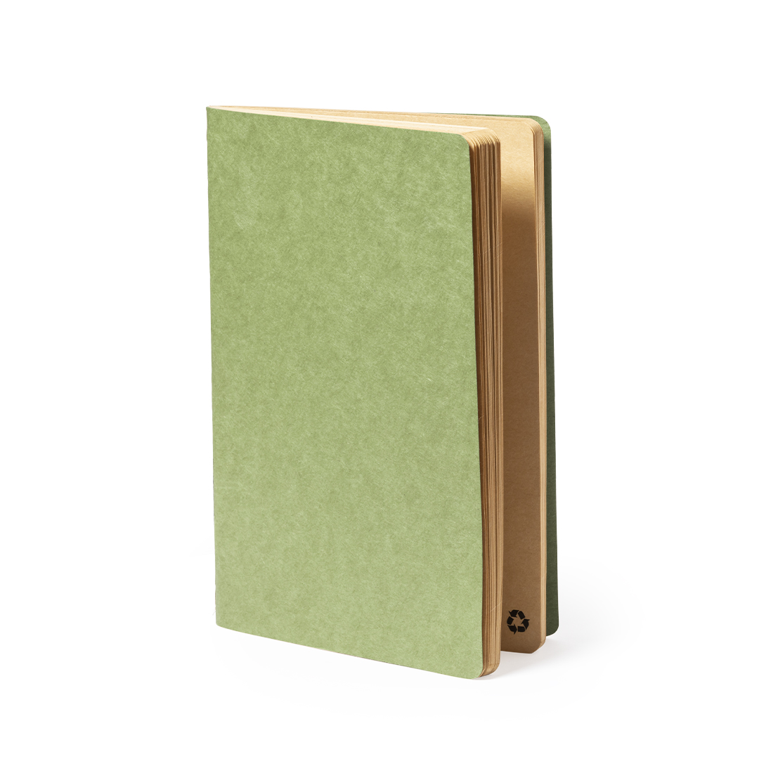Libreta personalizada Rayish A5 de cartón reciclado acabado kraft - Oficina - Regalo Promocional Personalizado