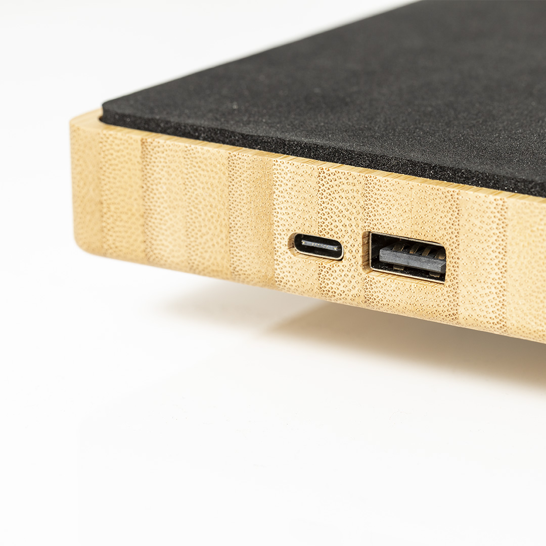 Lámpara cargador personalizada Sleya plegable de bambú con temporizador - Tecnología - Regalo Promocional Personalizado - imagen 5