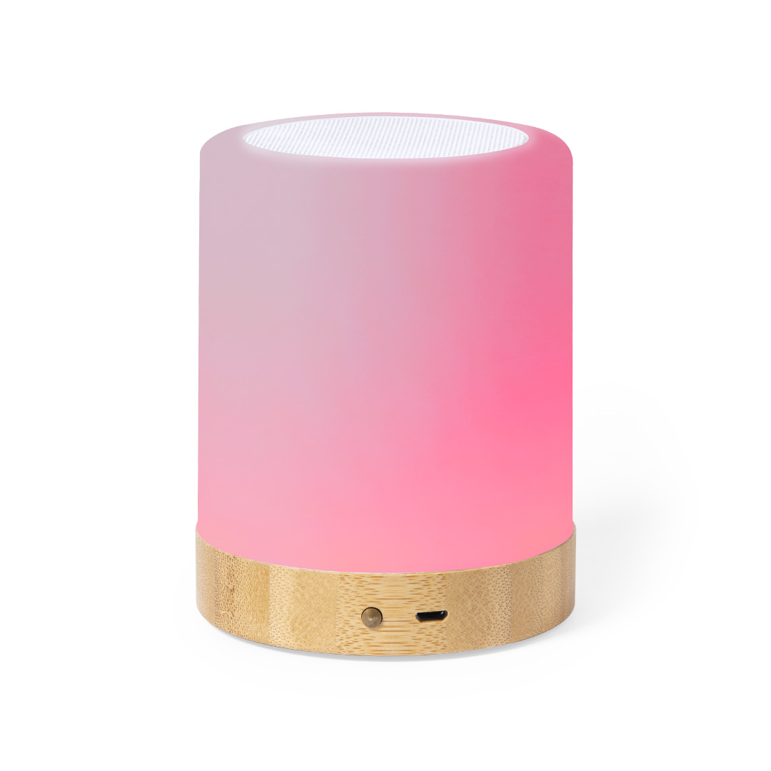 Altavoz Nalow bambú ABS con tecnología LED inteligente - Tecnología - Regalo Promocional Personalizado - vista alternativa