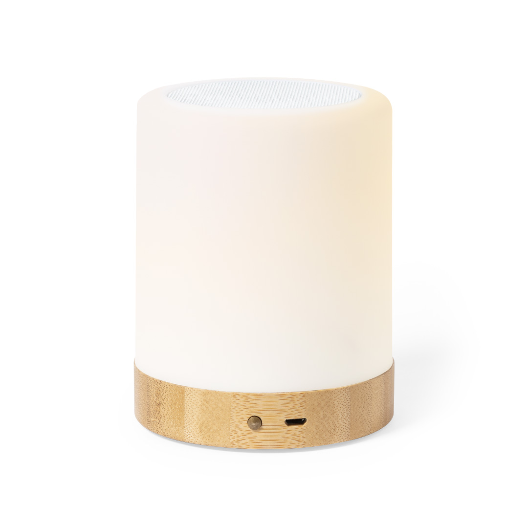 Altavoz Nalow bambú ABS con tecnología LED inteligente - Tecnología - Regalo Promocional Personalizado - imagen 3