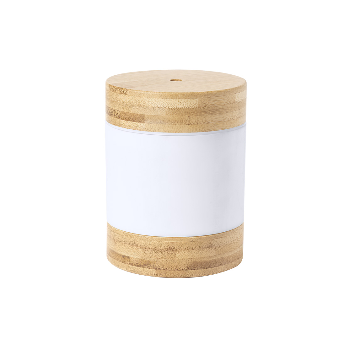 Humidificador personalizado Wicket línea nature de bambú con PC resistente - Tecnología - Regalo Promocional Personalizado