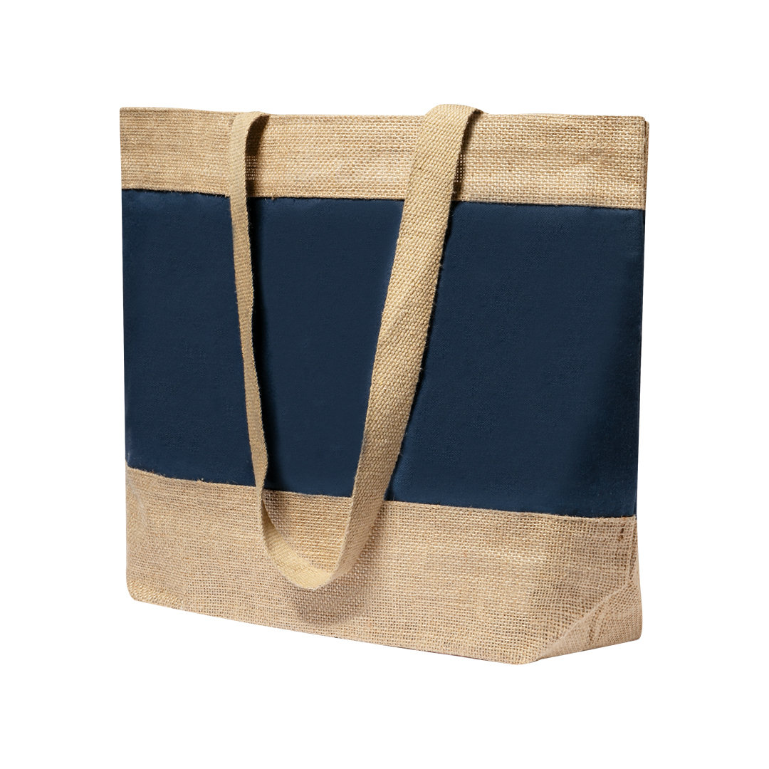 Bolsa personalizada Raxnal de yute laminado y algodón