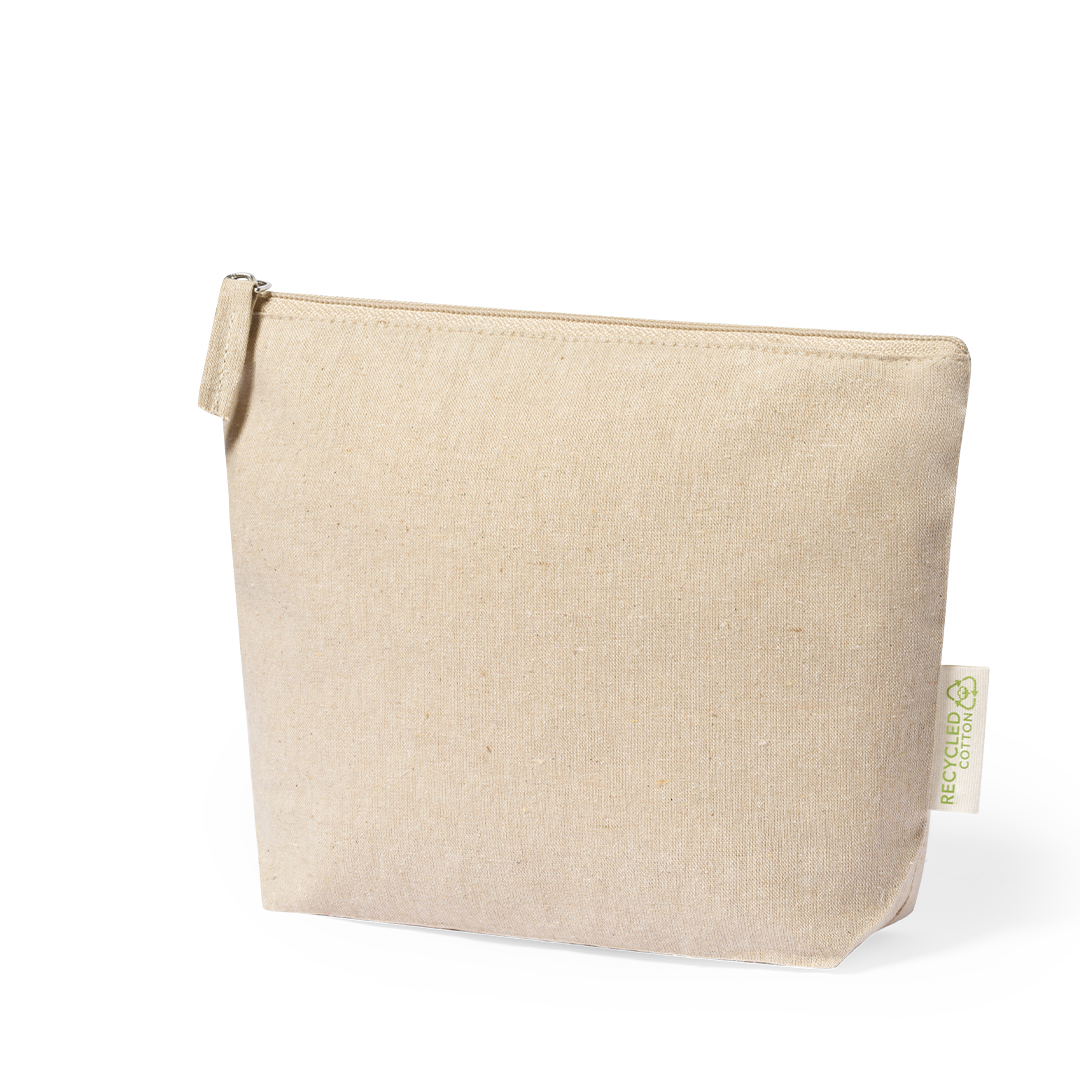Neceser personalizado Plaum de algodón reciclado GRS certificado - Neceseres personalizados - Regalo Promocional Personalizado