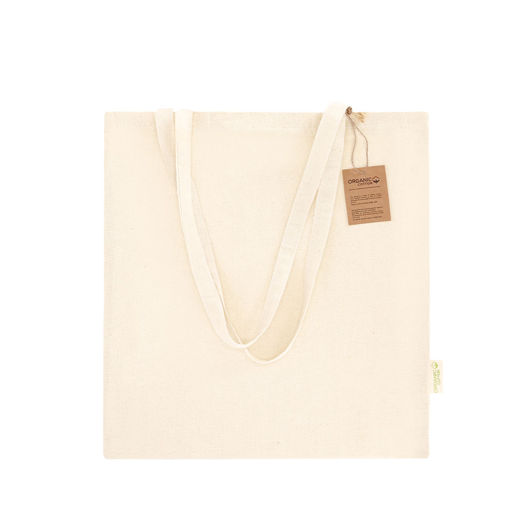 Bolsa personalizada Rumel de algodón orgánico natural - Tote Bags personalizadas - Regalo Promocional Personalizado - vista alternativa