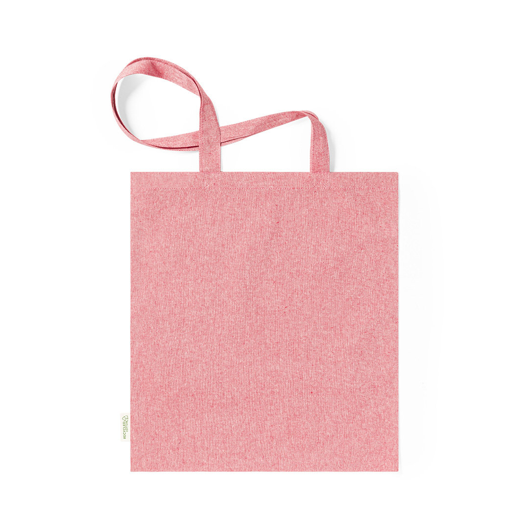 Bolsa personalizada Rassel de algodón reciclado certificado - Tote Bags personalizadas - Regalo Promocional Personalizado - vista alternativa
