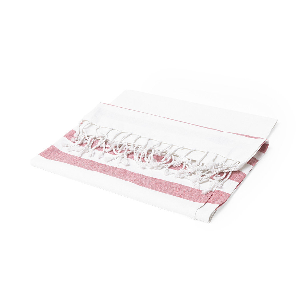Pareo toalla personalizado Sally de algodón bicolor - Verano - Regalo Promocional Personalizado - vista alternativa
