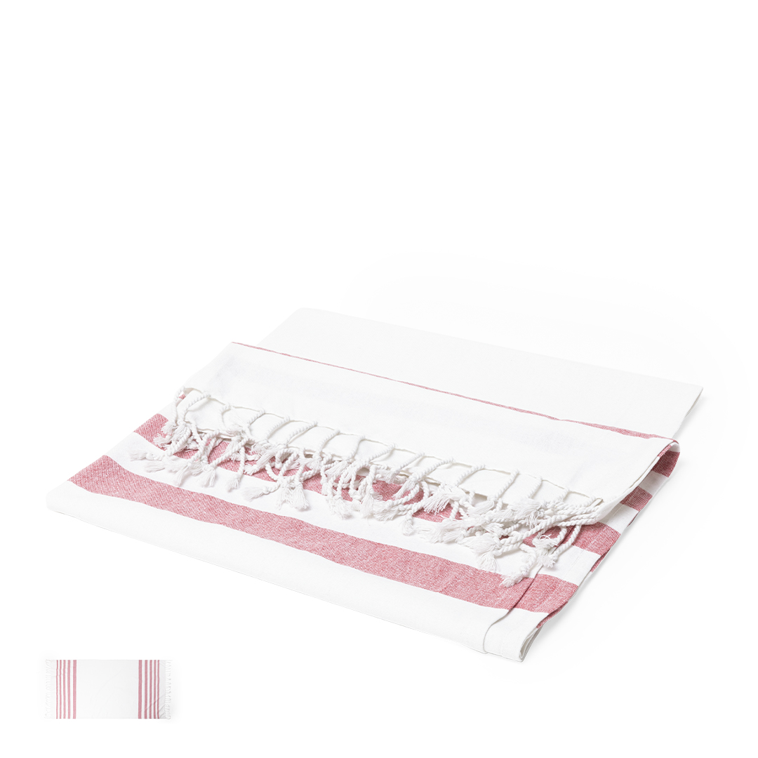 Pareo toalla personalizado Sally de algodón bicolor - Verano - Regalo Promocional Personalizado