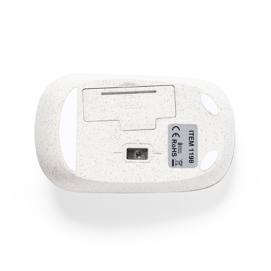 Ratón óptico inalámbrico personalizado Estiky de caña de trigo - Tecnología - Regalo Promocional Personalizado - vista alternativa