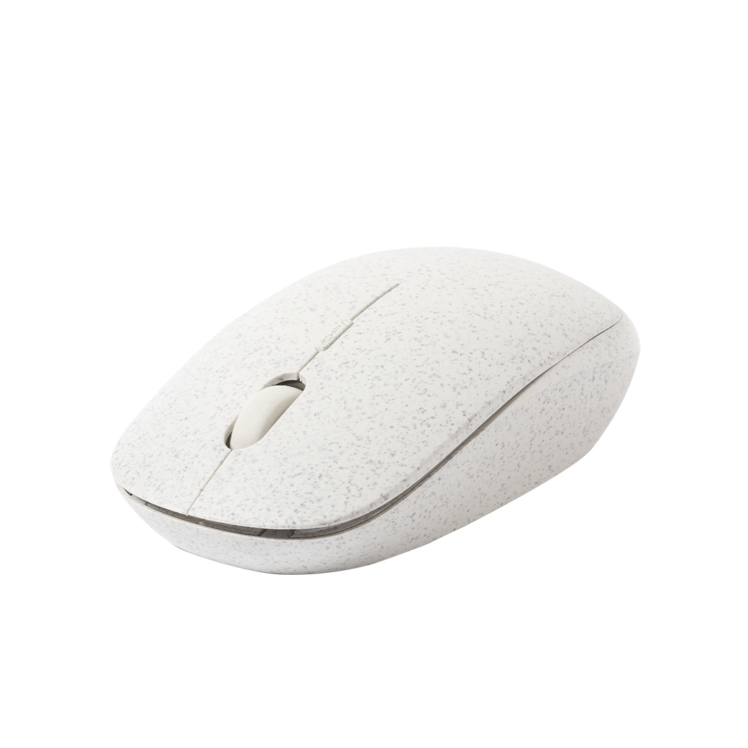 Ratón óptico inalámbrico personalizado Estiky de caña de trigo - Tecnología - Regalo Promocional Personalizado