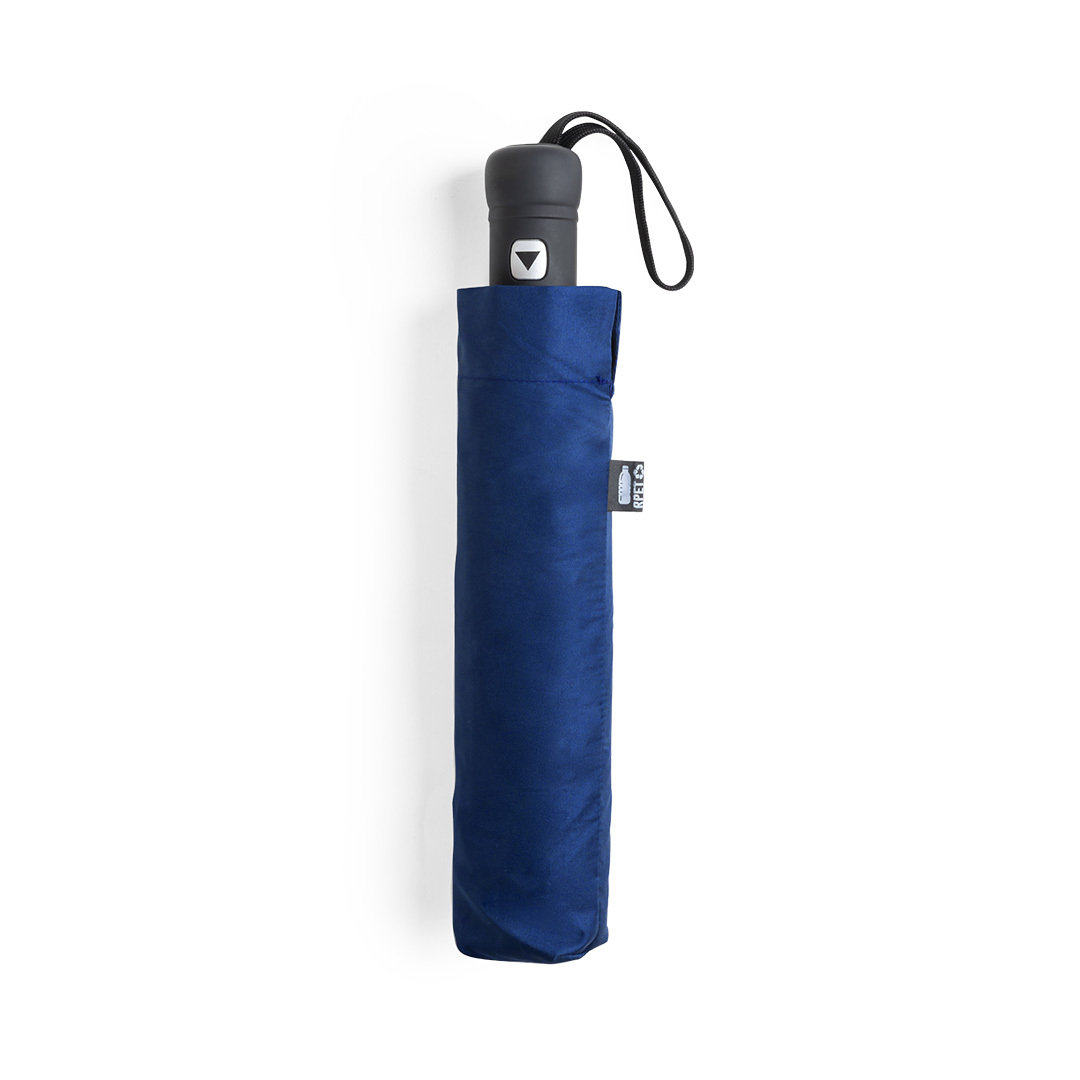 Paraguas personalizado Nereus plegable de RPET con banda reflectante - Paraguas personalizados - Regalo Promocional Personalizado - imagen 4
