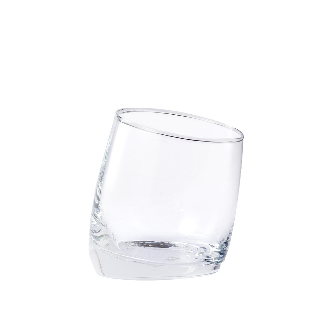 Vaso personalizado Merzex de cristal inclinado de 320ml - Tazas y vasos personalizados - Regalo Promocional Personalizado