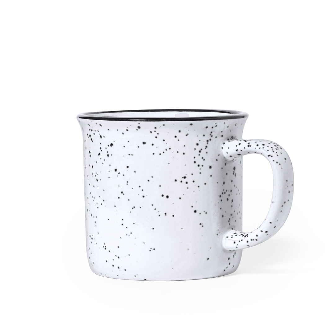 Taza de cerámica personalizada Lanay vintage de 350ml con colores moteados - Tazas y vasos personalizados - Regalo Promocional Personalizado