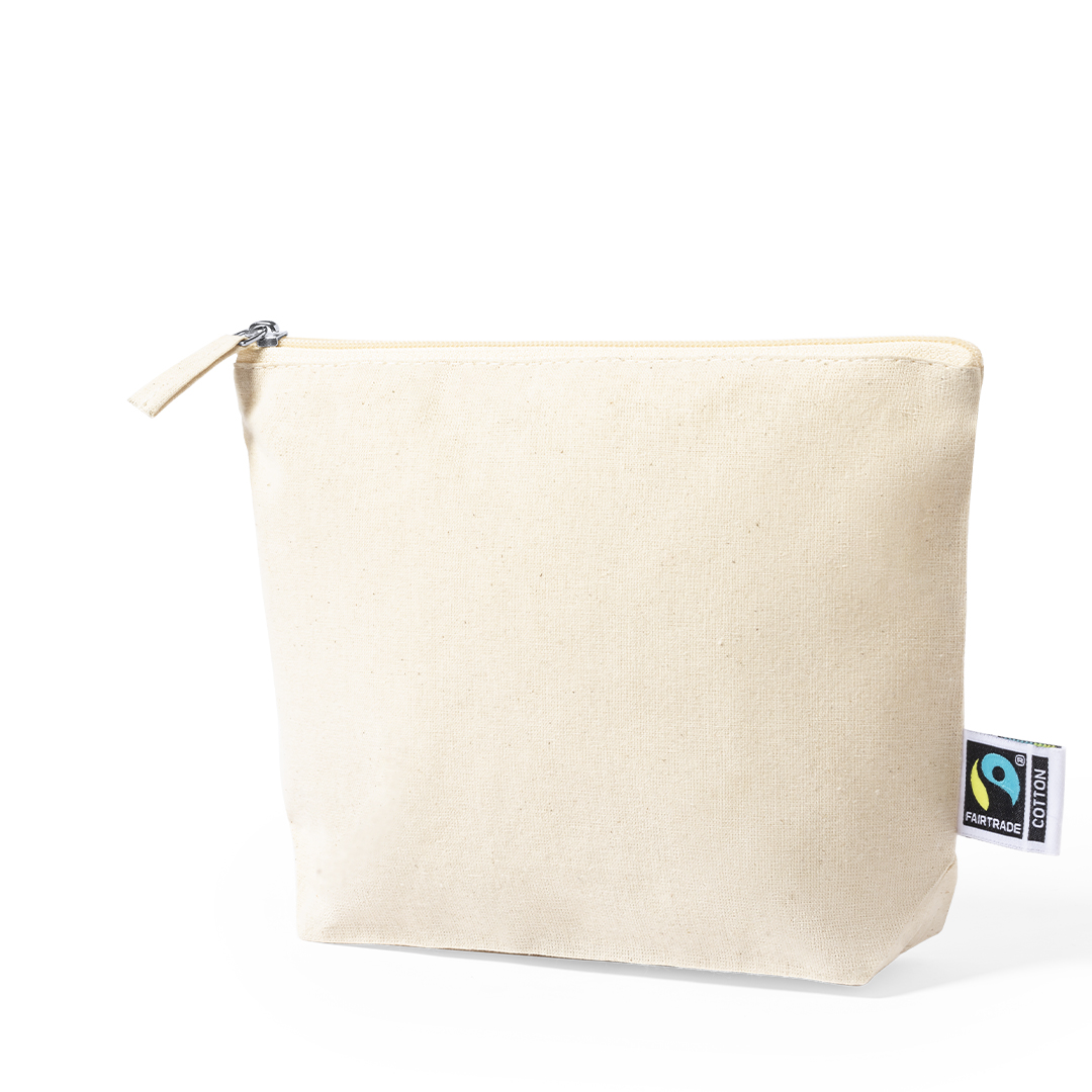Neceser personalizado Adams Fairtrade de algodón 180g/m2 natural - Neceseres personalizados - Regalo Promocional Personalizado