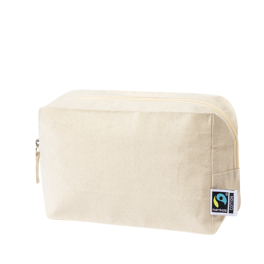 Neceser personalizado Grafox Fairtrade de algodón 180g/m2 natural - Neceseres personalizados - Regalo Promocional Personalizado