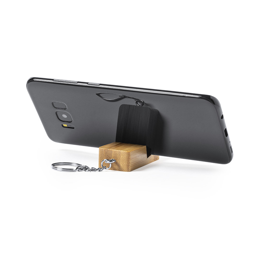 Cable cargador personalizado multifunción Drusek con llavero y soporte - Tecnología - Regalo Promocional Personalizado - vista alternativa