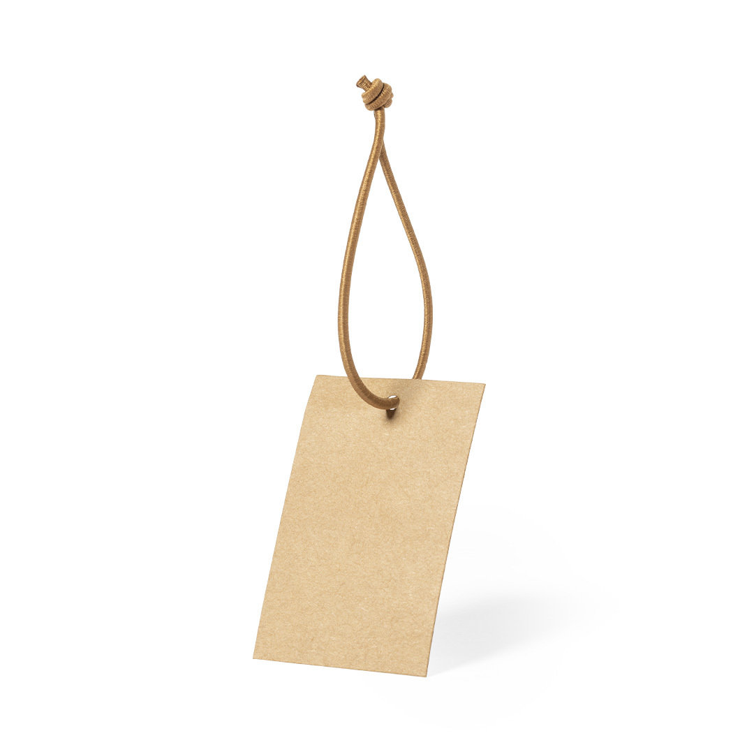 Hangtag presentación personalizado Canlia de cartón reciclado con cuerda elástica - Packaging - Cajas - Regalo Promocional Personalizado - imagen 8