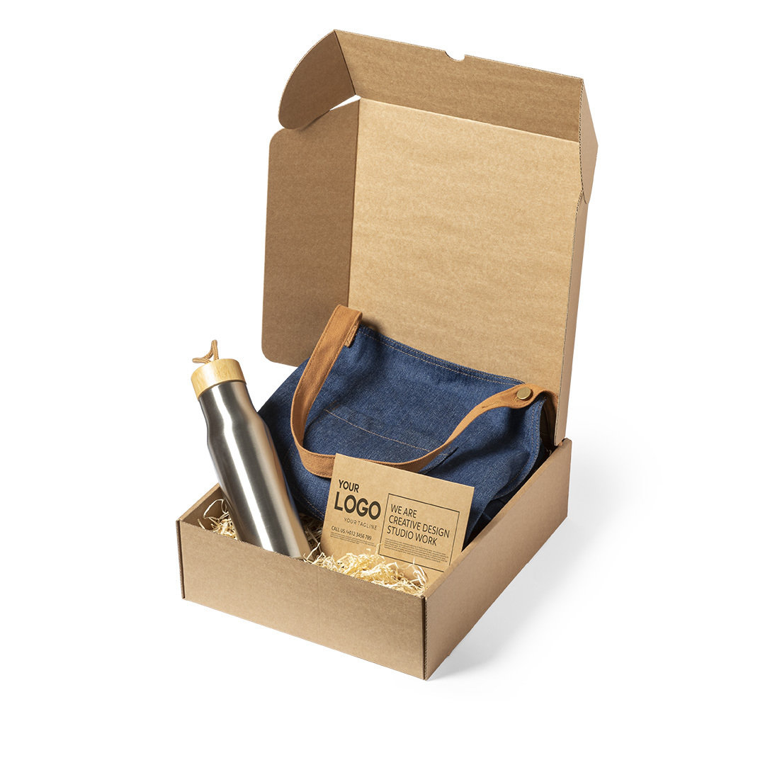 Tarjeta personalizada Kotix de cartón reciclado kraft - Packaging - Cajas - Regalo Promocional Personalizado - imagen 3