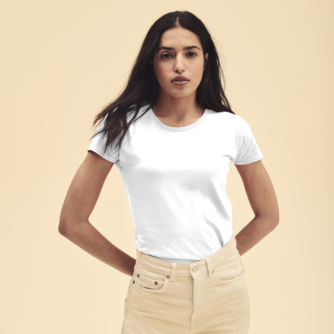 Camiseta Mujer Blanca Iconic - Ropa y accesorios - Regalo Promocional Personalizado