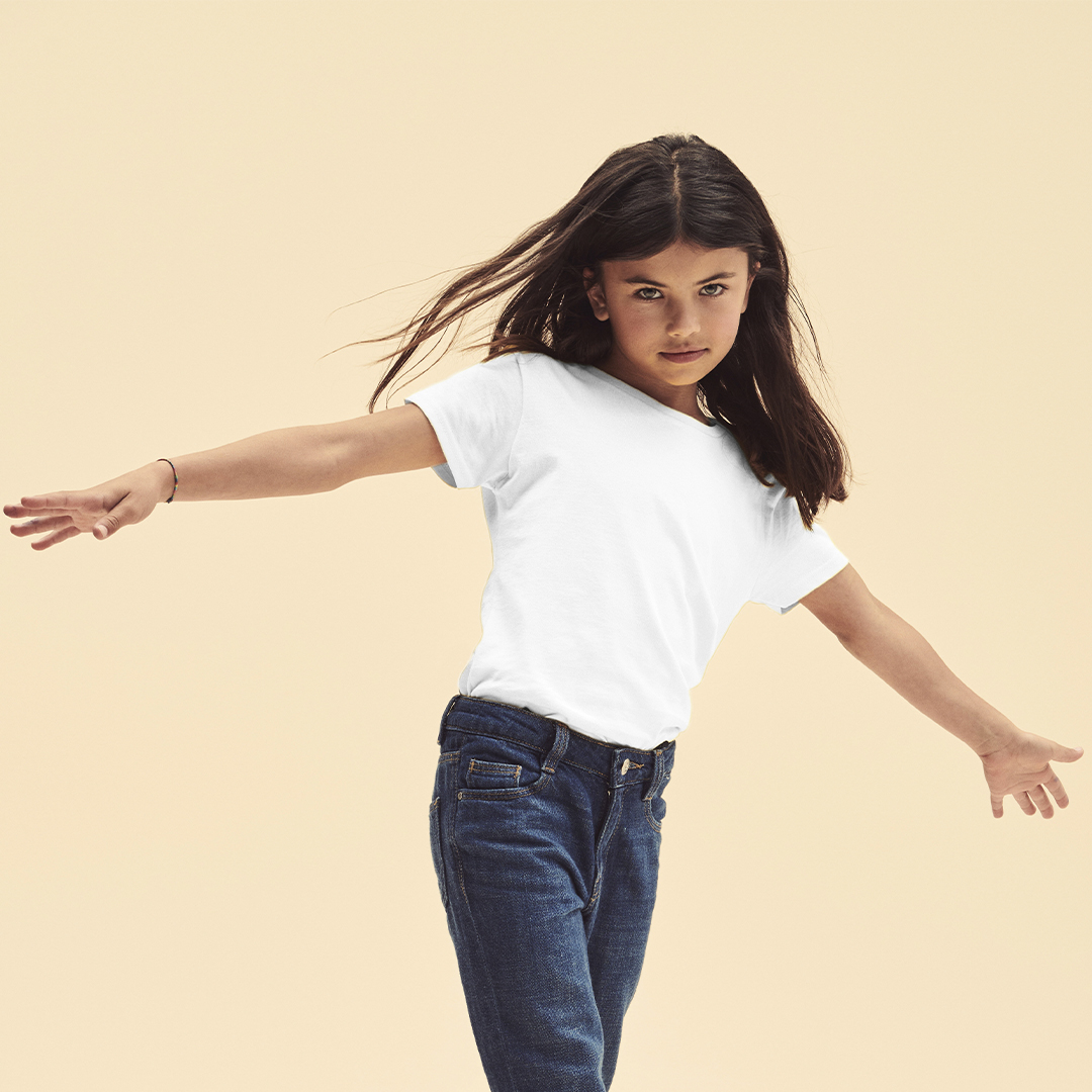 Camiseta Niña Blanca Iconic - Ropa y accesorios - Regalo Promocional Personalizado