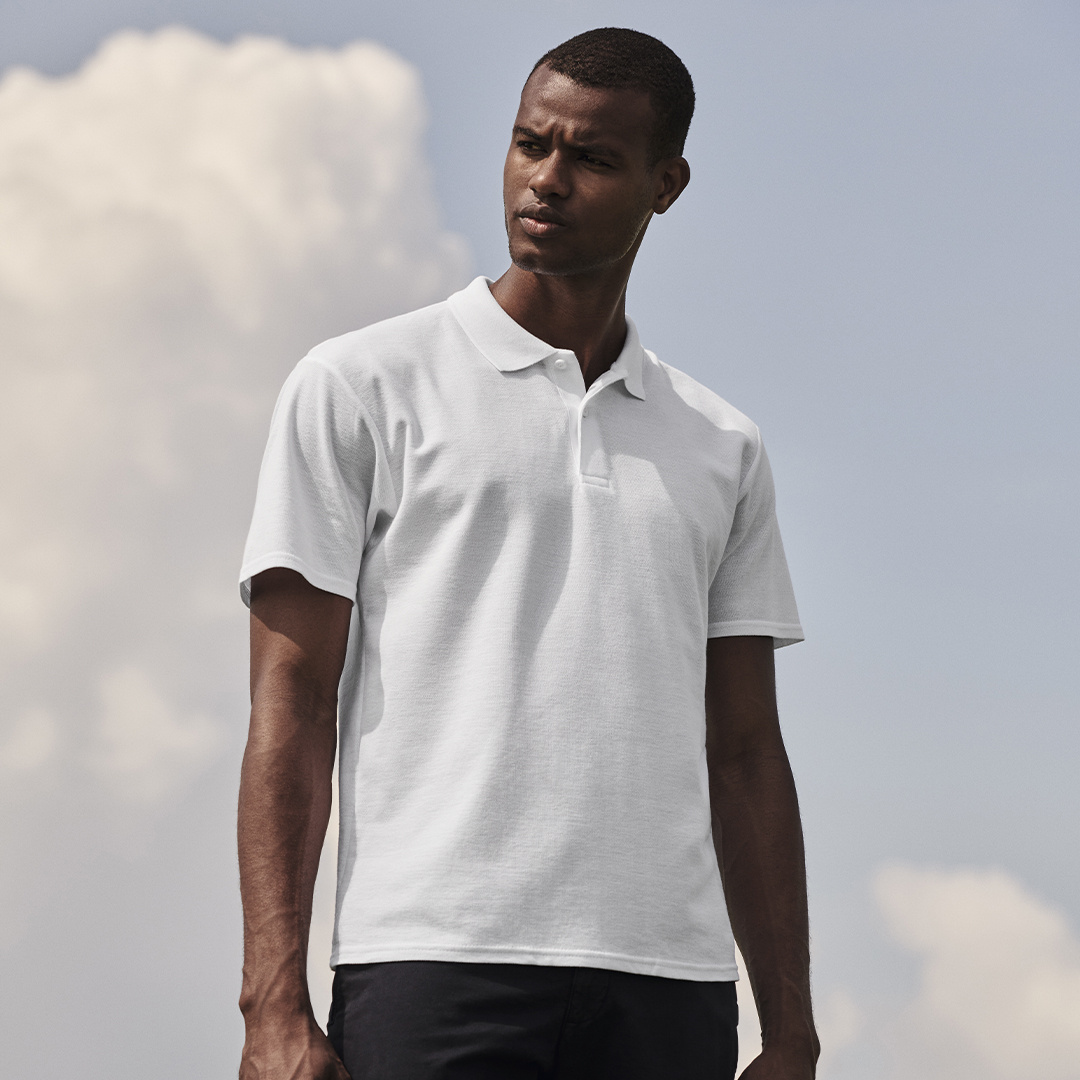 Polo personalizado adulto blanco Original Fruit of the Loom de algodón 175g/m2 - Ropa y accesorios - Regalo Promocional Personalizado