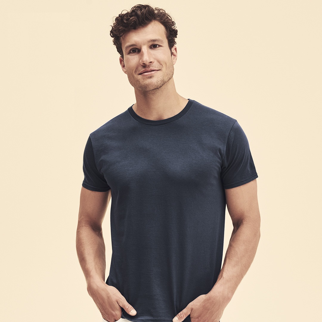 Camiseta personalizada para adulto Iconic de colores de algodón - Ropa y accesorios - Regalo Promocional Personalizado