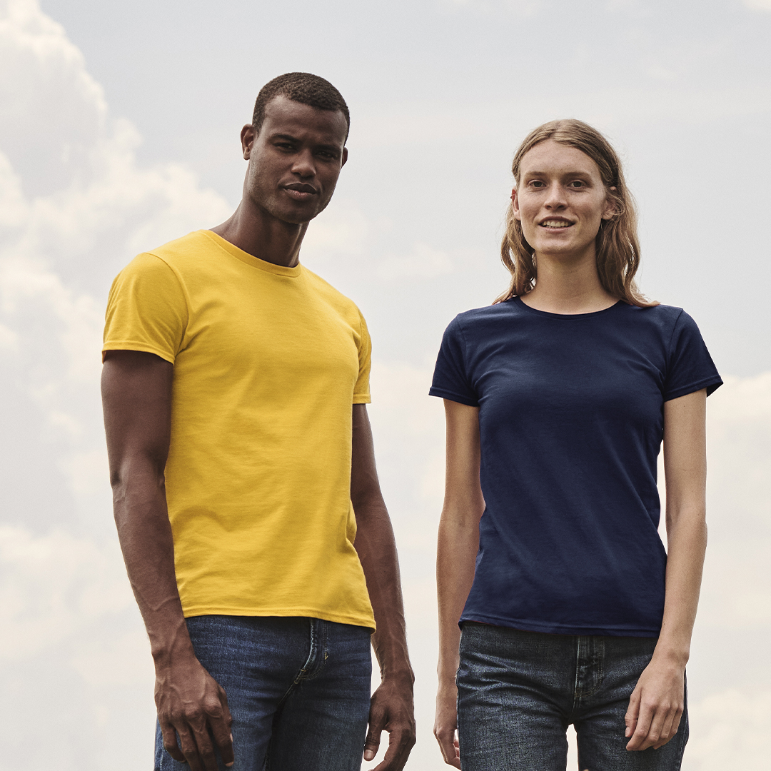 Camiseta personalizada para mujer Iconic de colores Ring Spun entallada - Ropa y accesorios - Regalo Promocional Personalizado