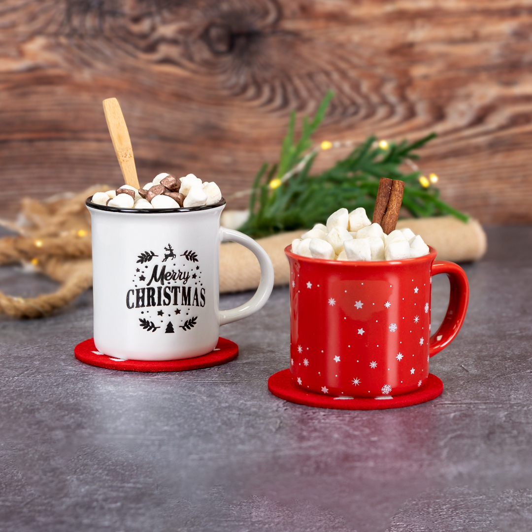 Taza de cerámica navideña personalizada Verdux de 280ml - Tazas y vasos personalizados - Regalo Promocional Personalizado - imagen 5