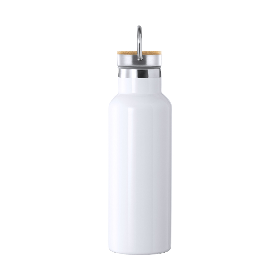 Bidón personalizado Térmico para Sublimación Ying de 500ml con detalle de bambú - Termos personalizados - Regalo Promocional Personalizado - imagen 3