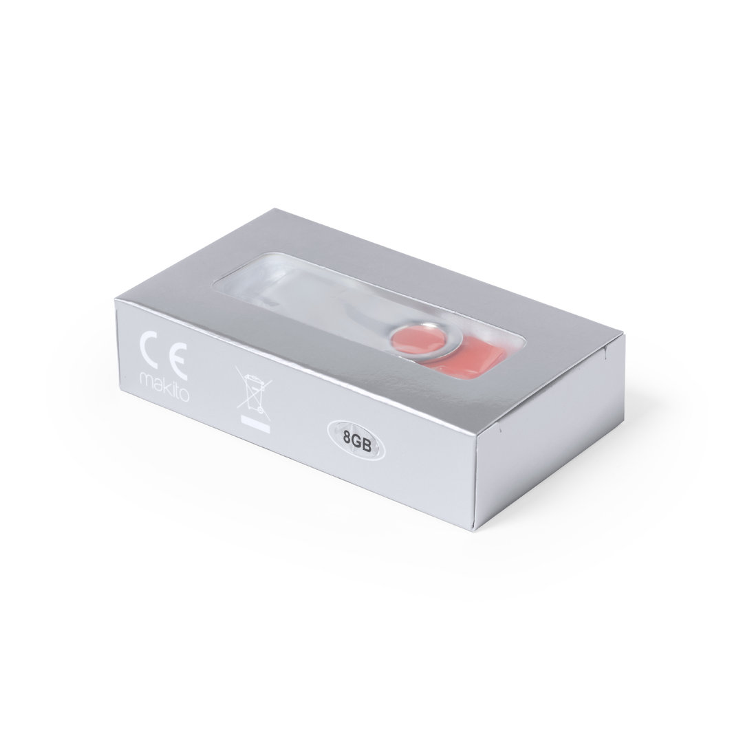 Memoria USB personalizada Yeskal de 8GB con ABS y clip metálico - Tecnología - Regalo Promocional Personalizado - imagen 4