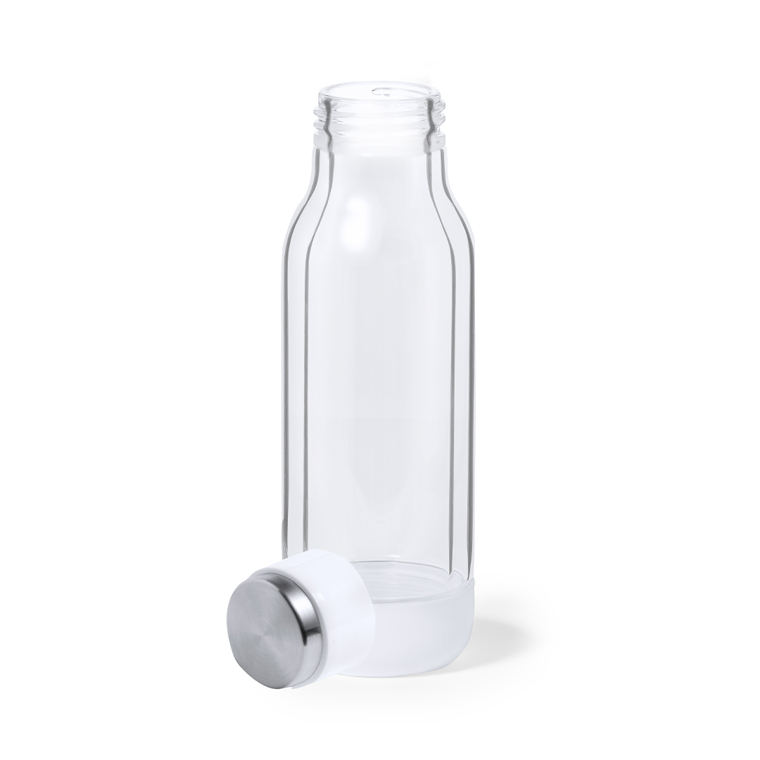 Bidón personalizado Térmico Kay de 500ml en cristal de borosilicato transparente - Termos personalizados - Regalo Promocional Personalizado - vista alternativa