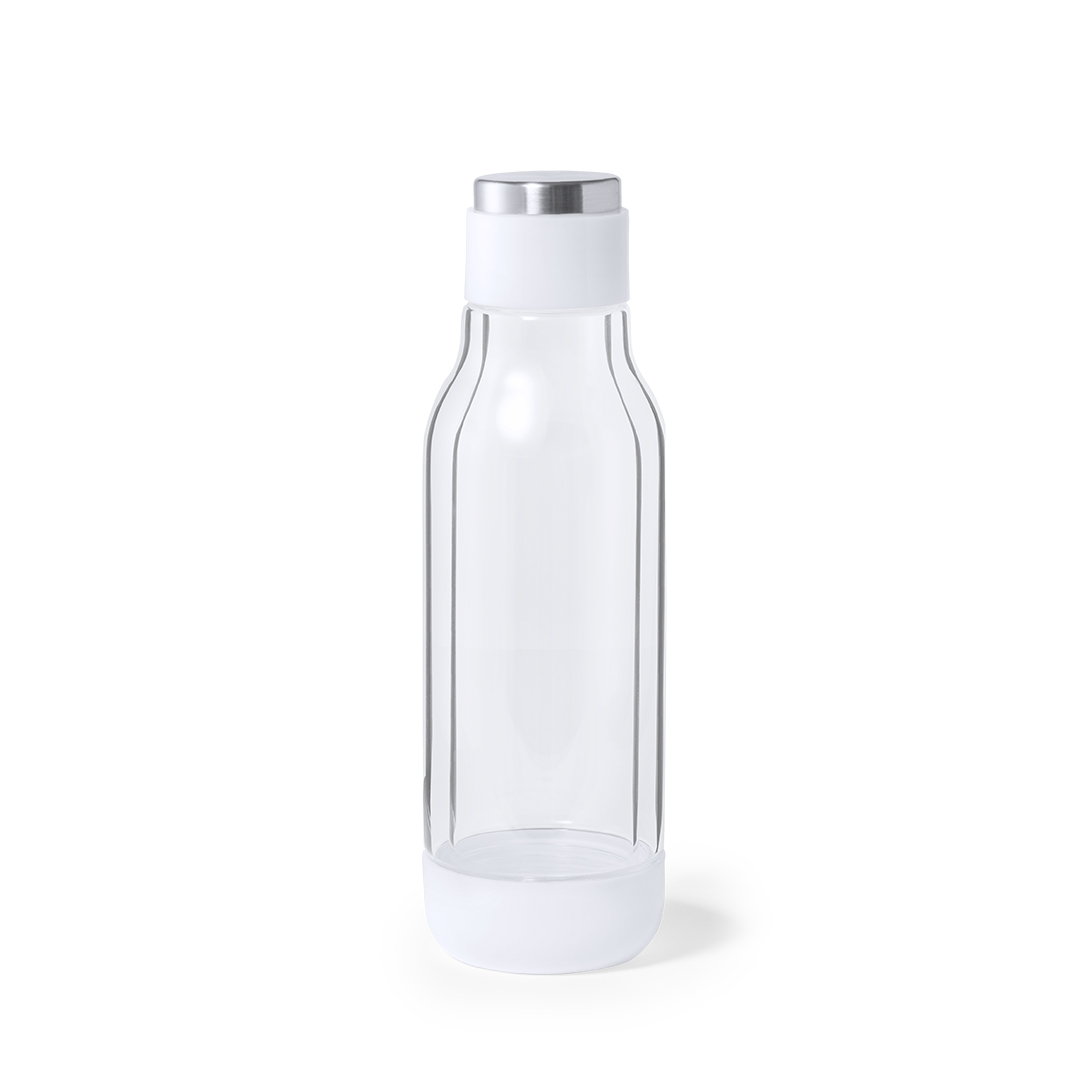 Bidón personalizado Térmico Kay de 500ml en cristal de borosilicato transparente - Termos personalizados - Regalo Promocional Personalizado