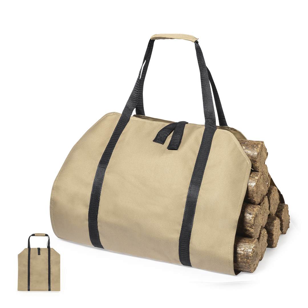 Bolsa personalizada Portaleña Priya de poliéster para leña - Bolsas personalizadas - Regalo Promocional Personalizado