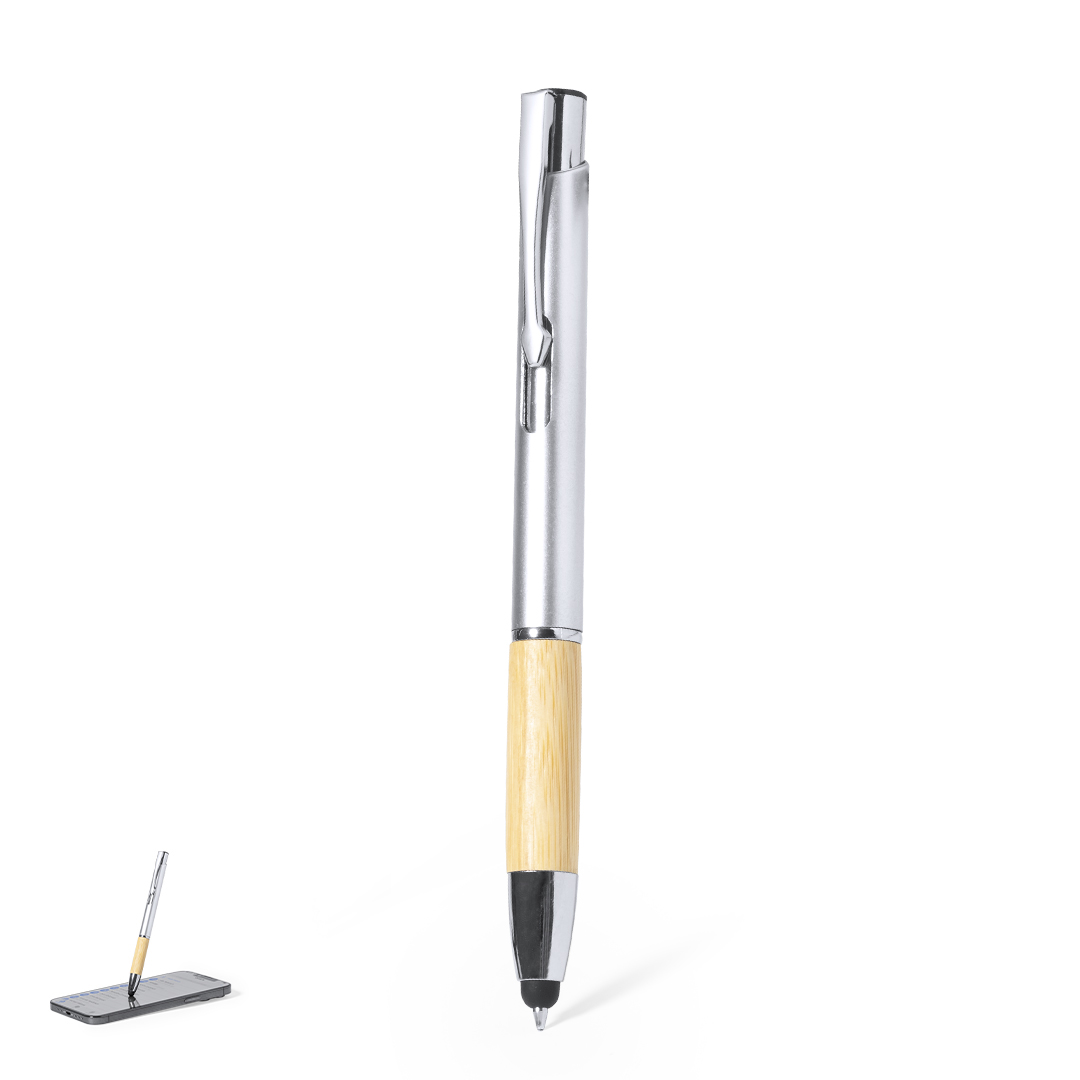 Bolígrafo puntero elegante nature personalizado Grunt de ABS con bambú - Oficina - Regalo Promocional Personalizado