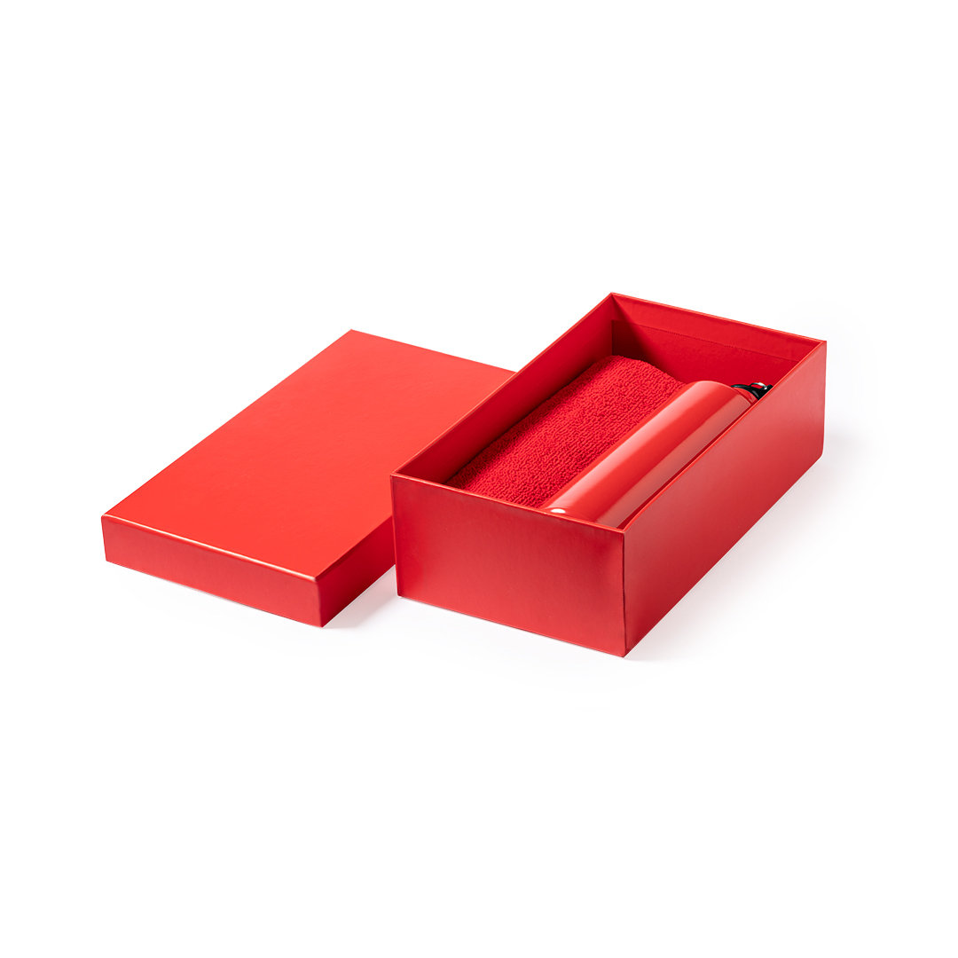 Set personalizado Cloister bidón y toalla